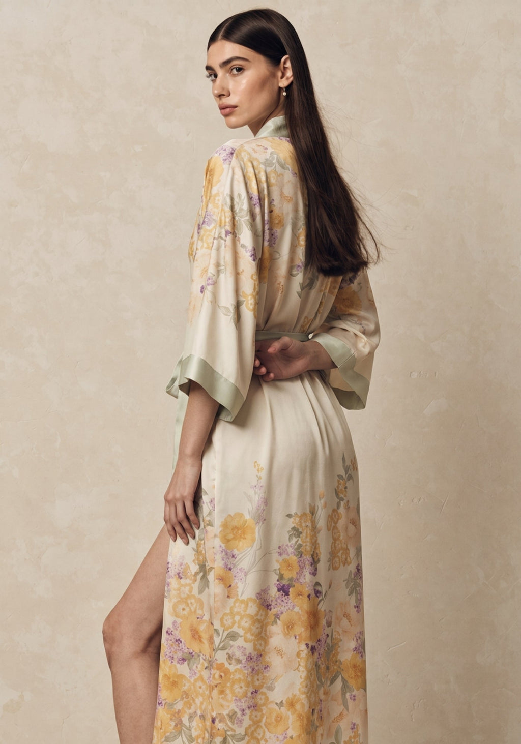 Robe kimono longue femme | Mimosa