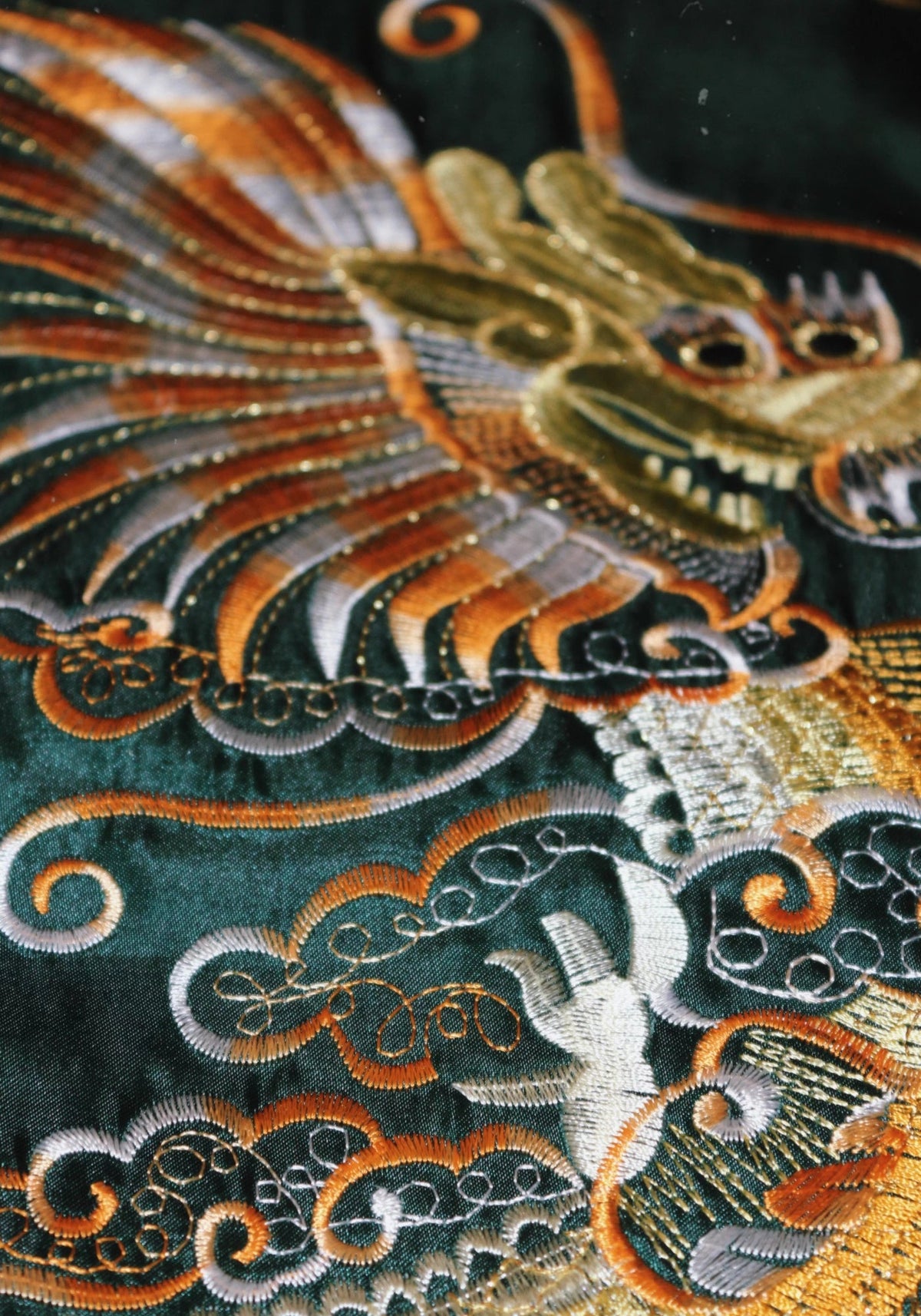 Robe kimono verte | Hisui