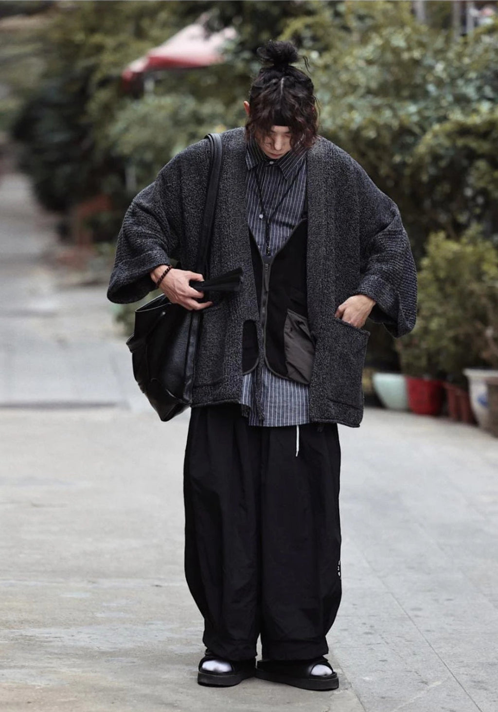 Veste kimono en tricot | Mirai