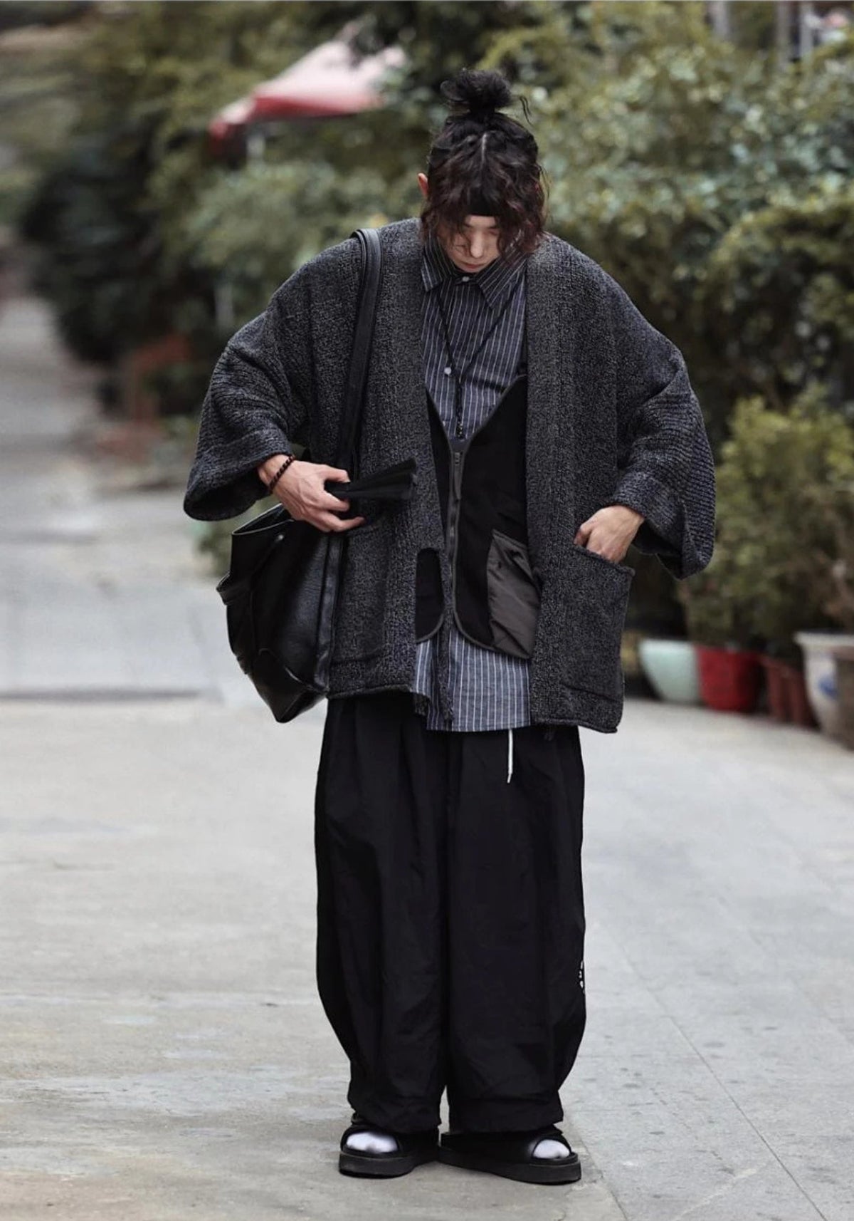 Veste kimono en tricot | Mirai