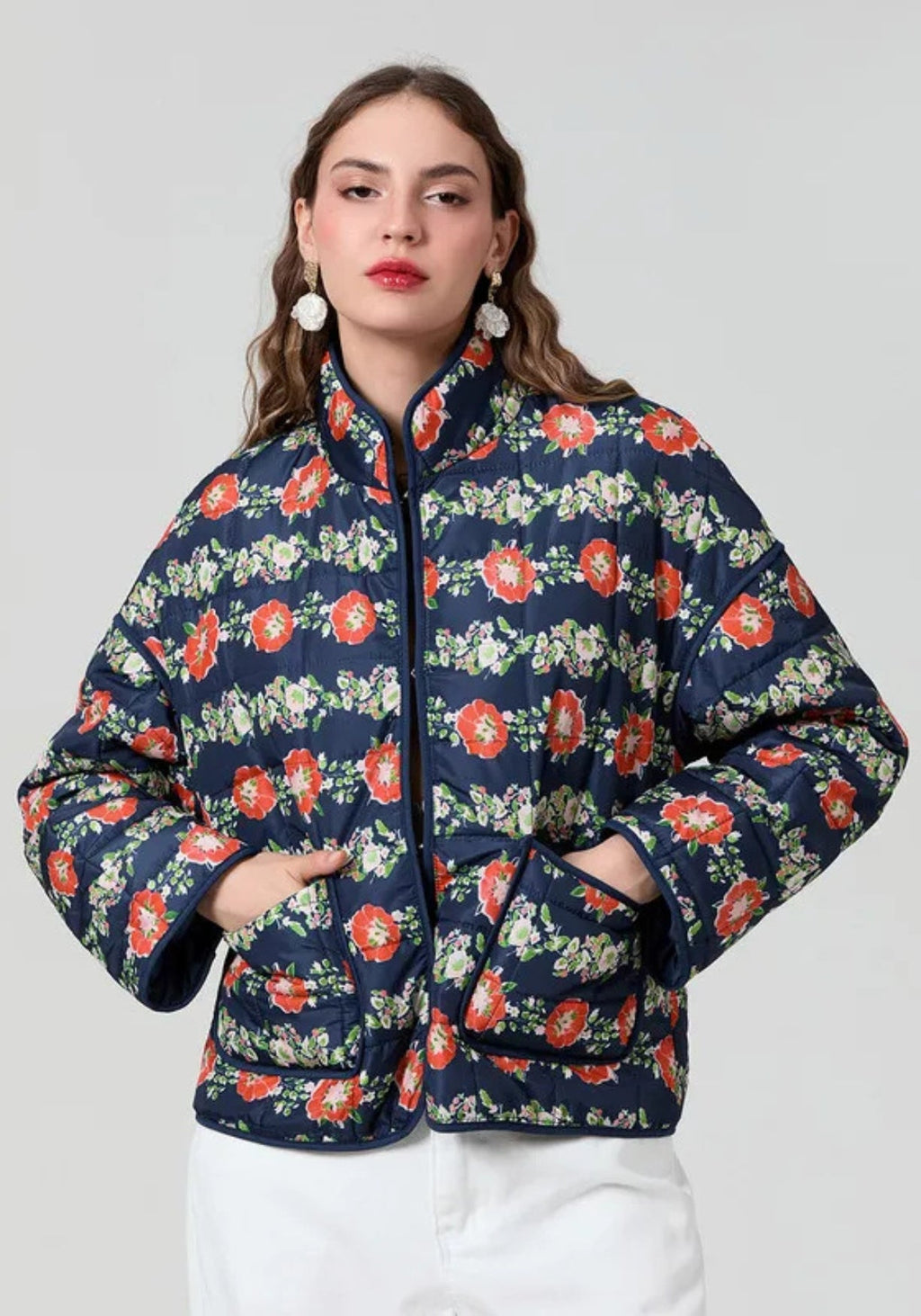 Veste kimono marine | Adèle