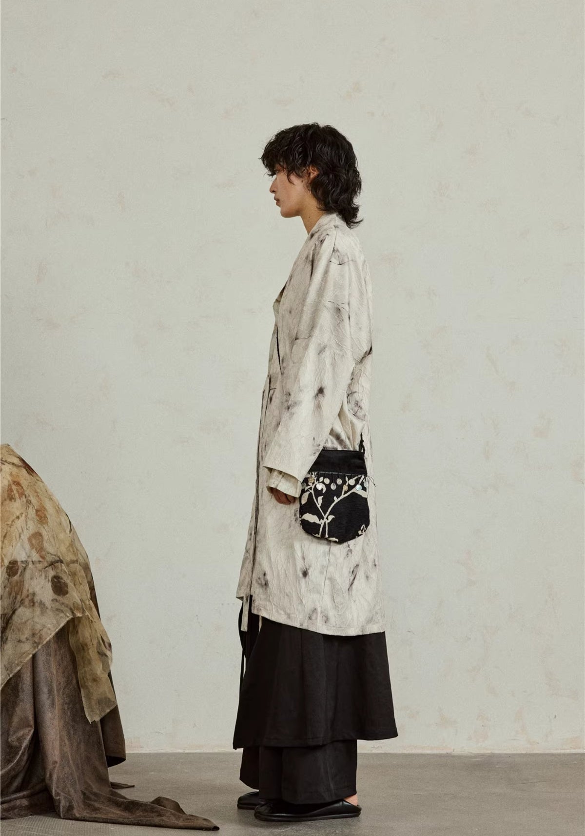 Veste kimono mi-longue | Kōri