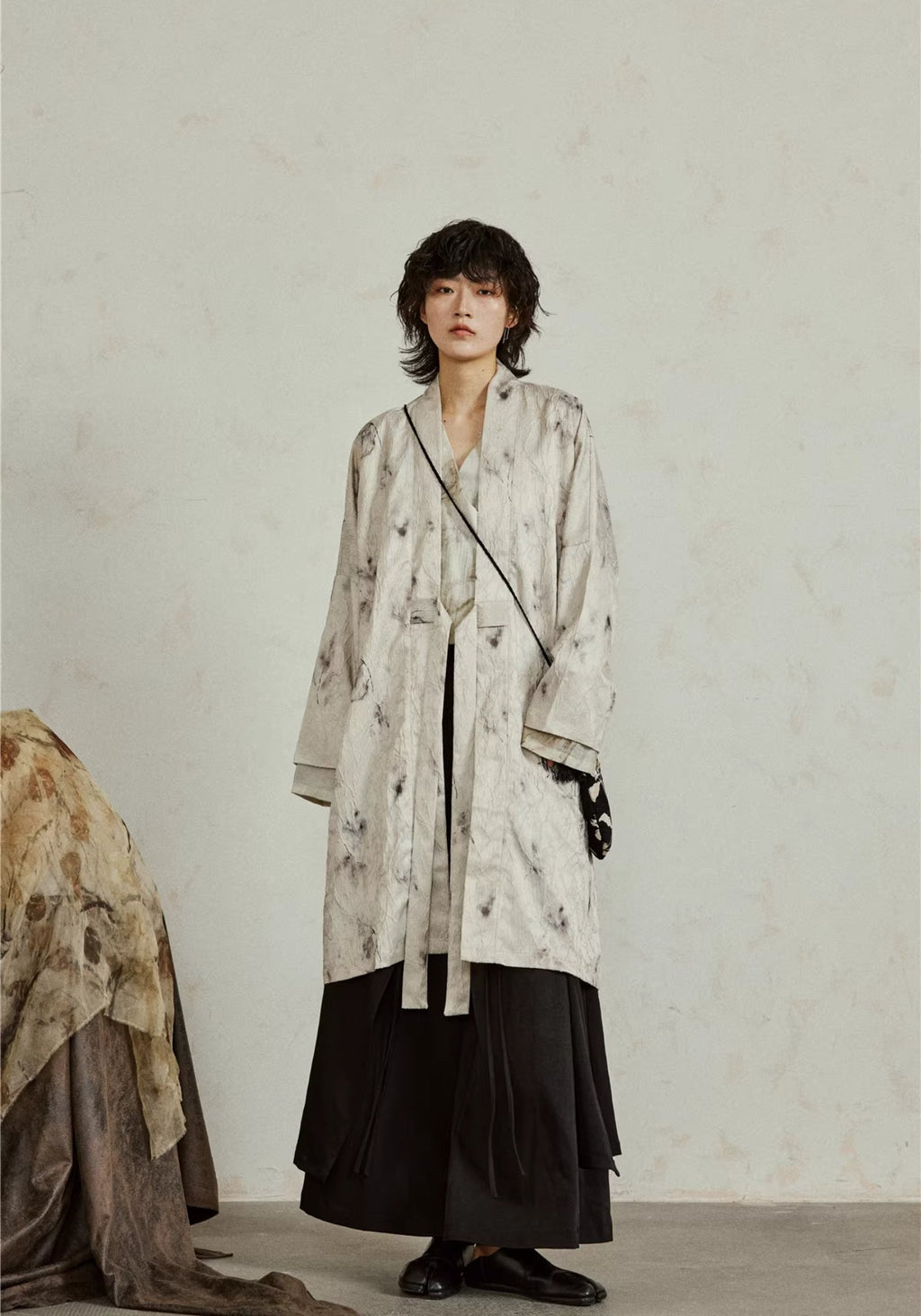 Veste kimono mi-longue | Kōri