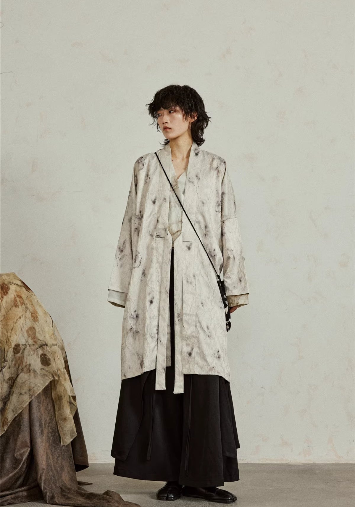 Veste kimono mi-longue | Kōri