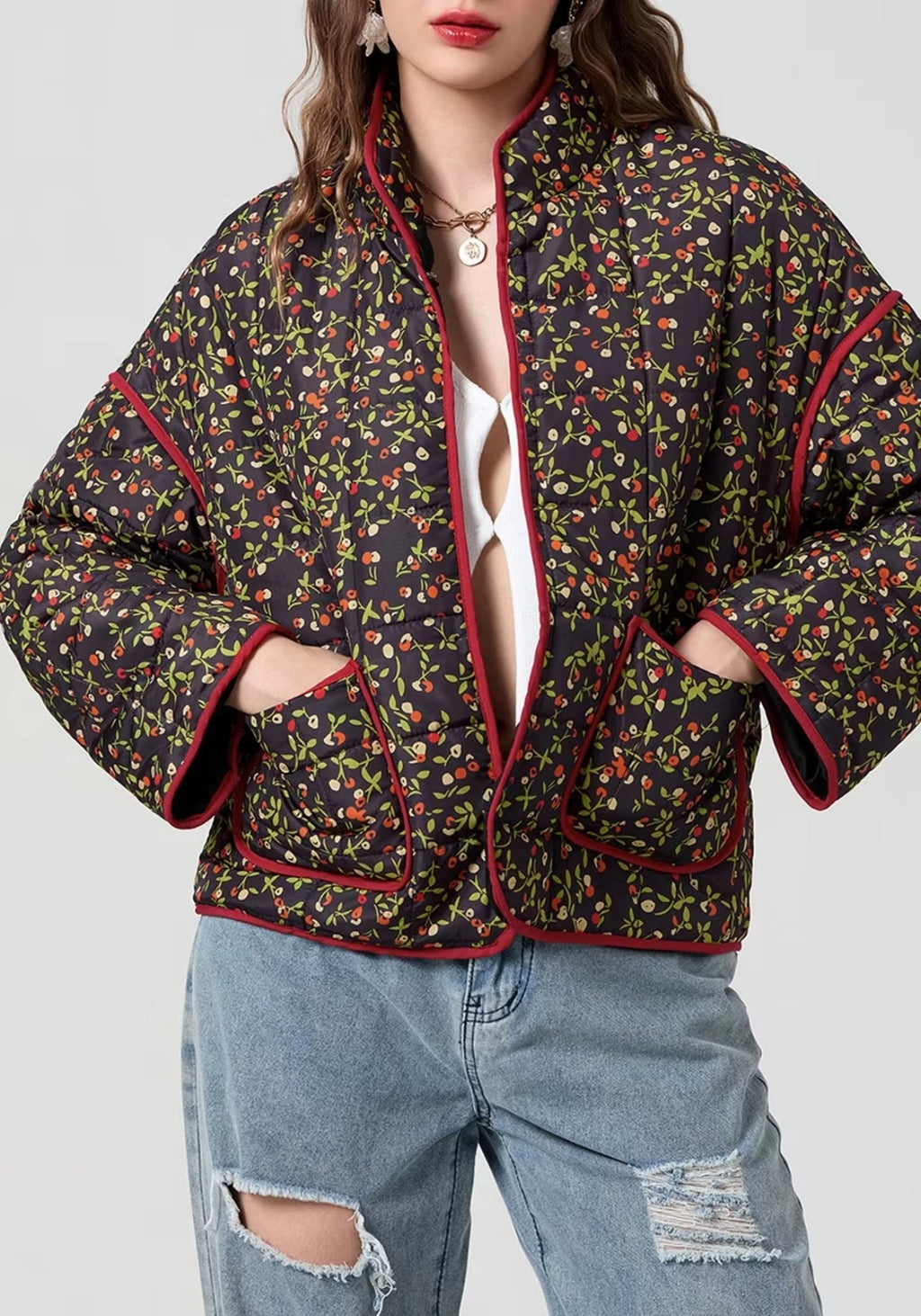 Veste kimono noire | Manon