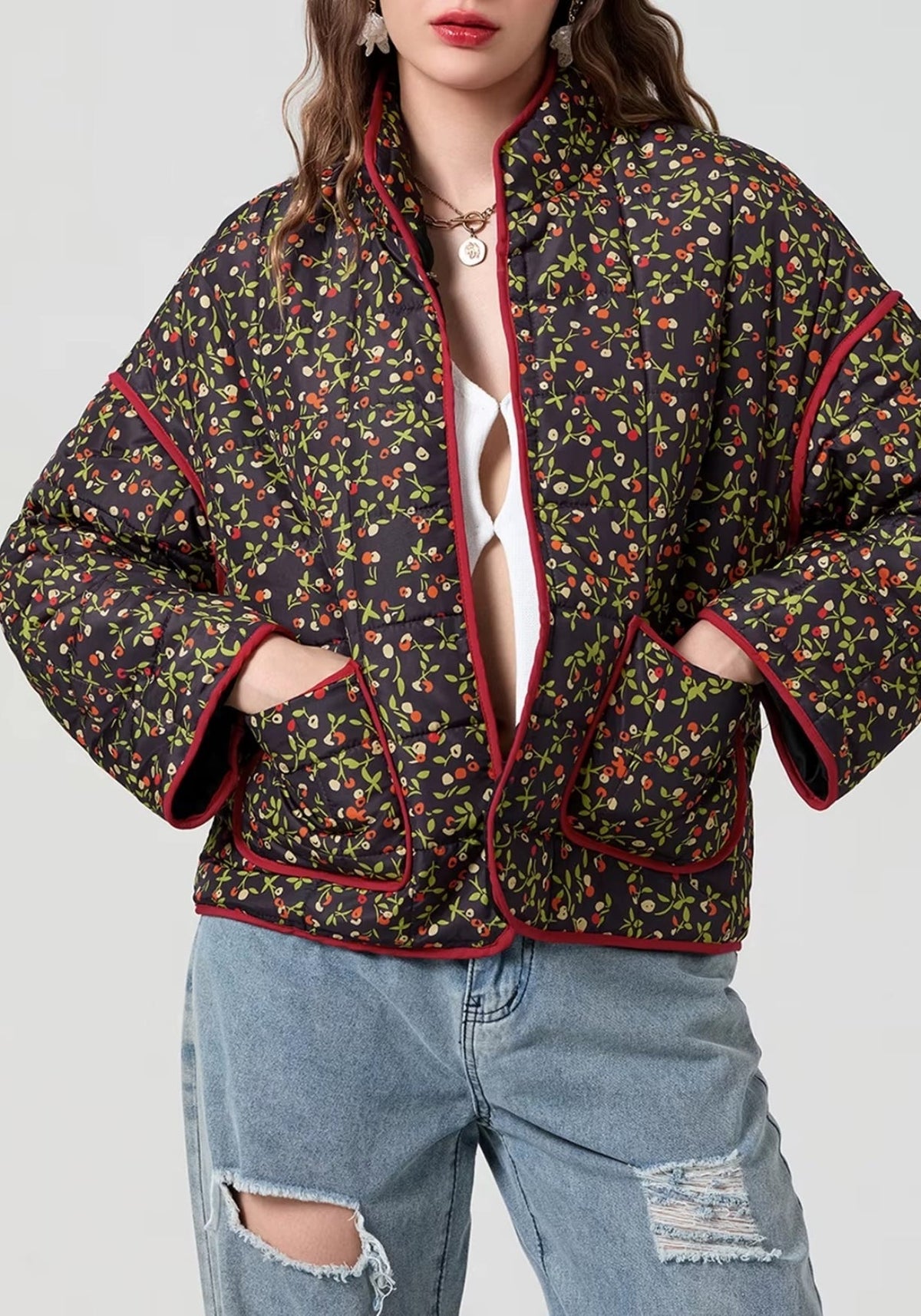 Veste kimono noire | Manon