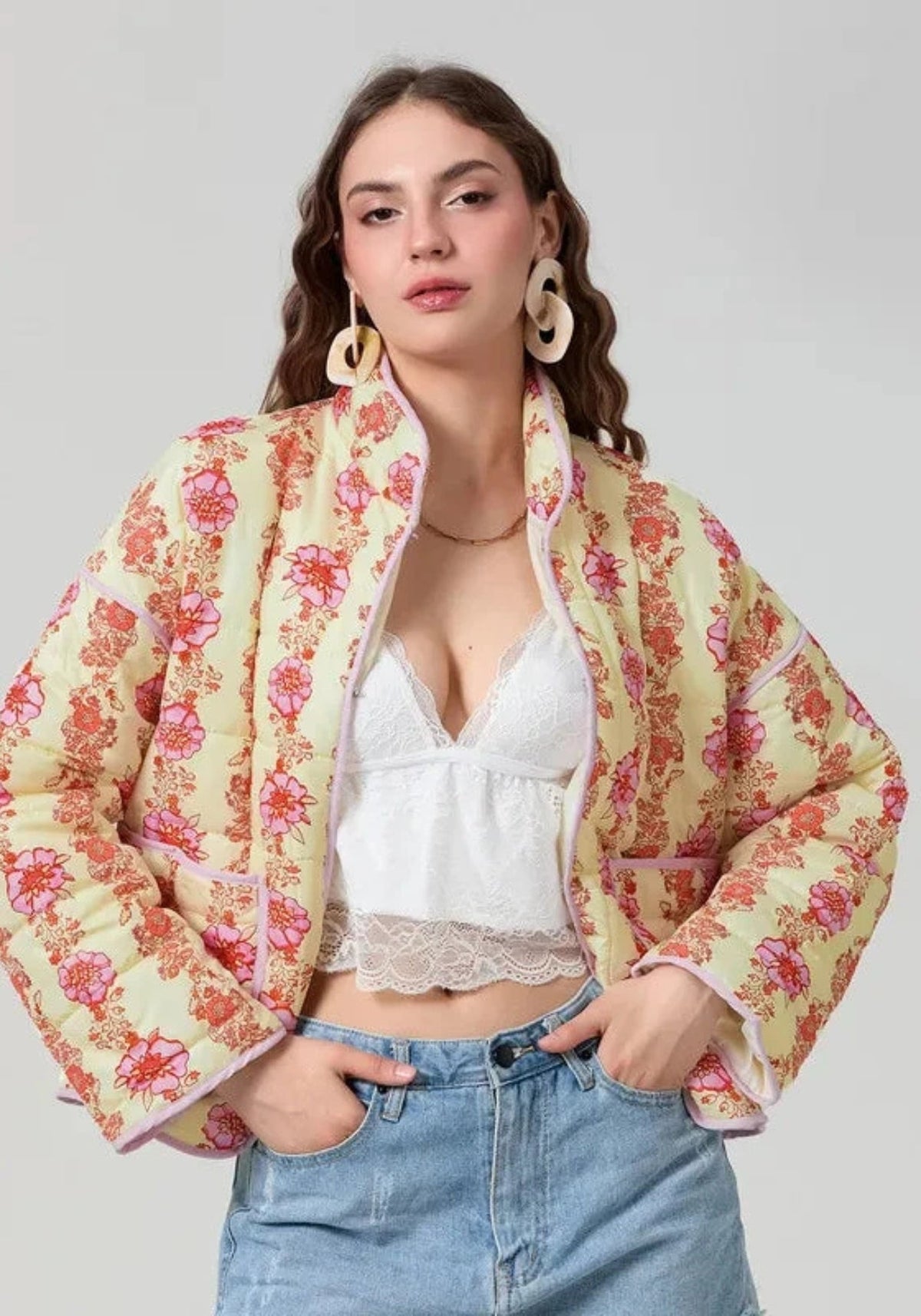 Veste kimono pastel | Léonie