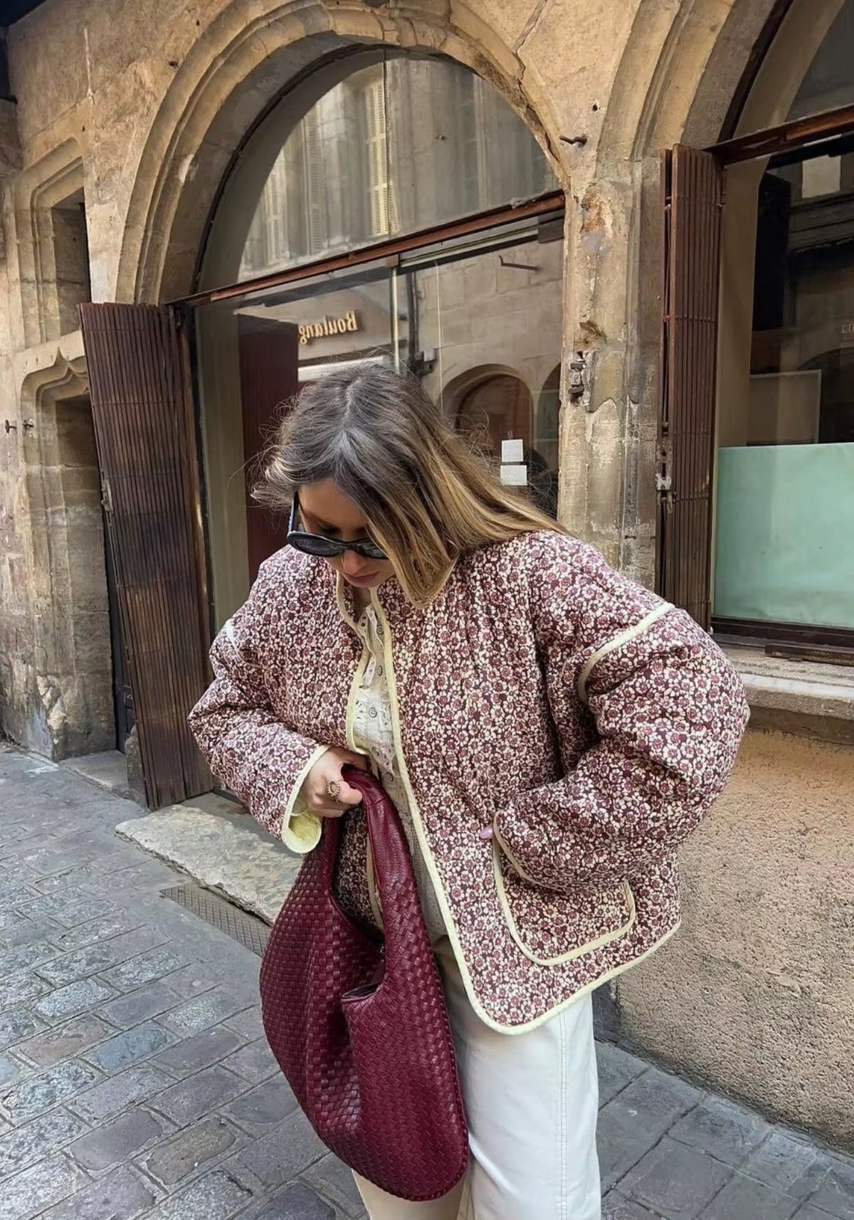 Veste kimono prune | Colette