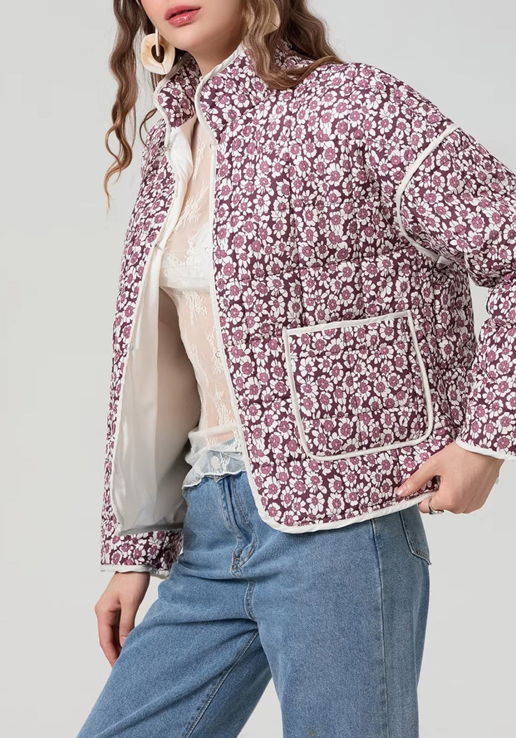 Veste kimono prune | Colette